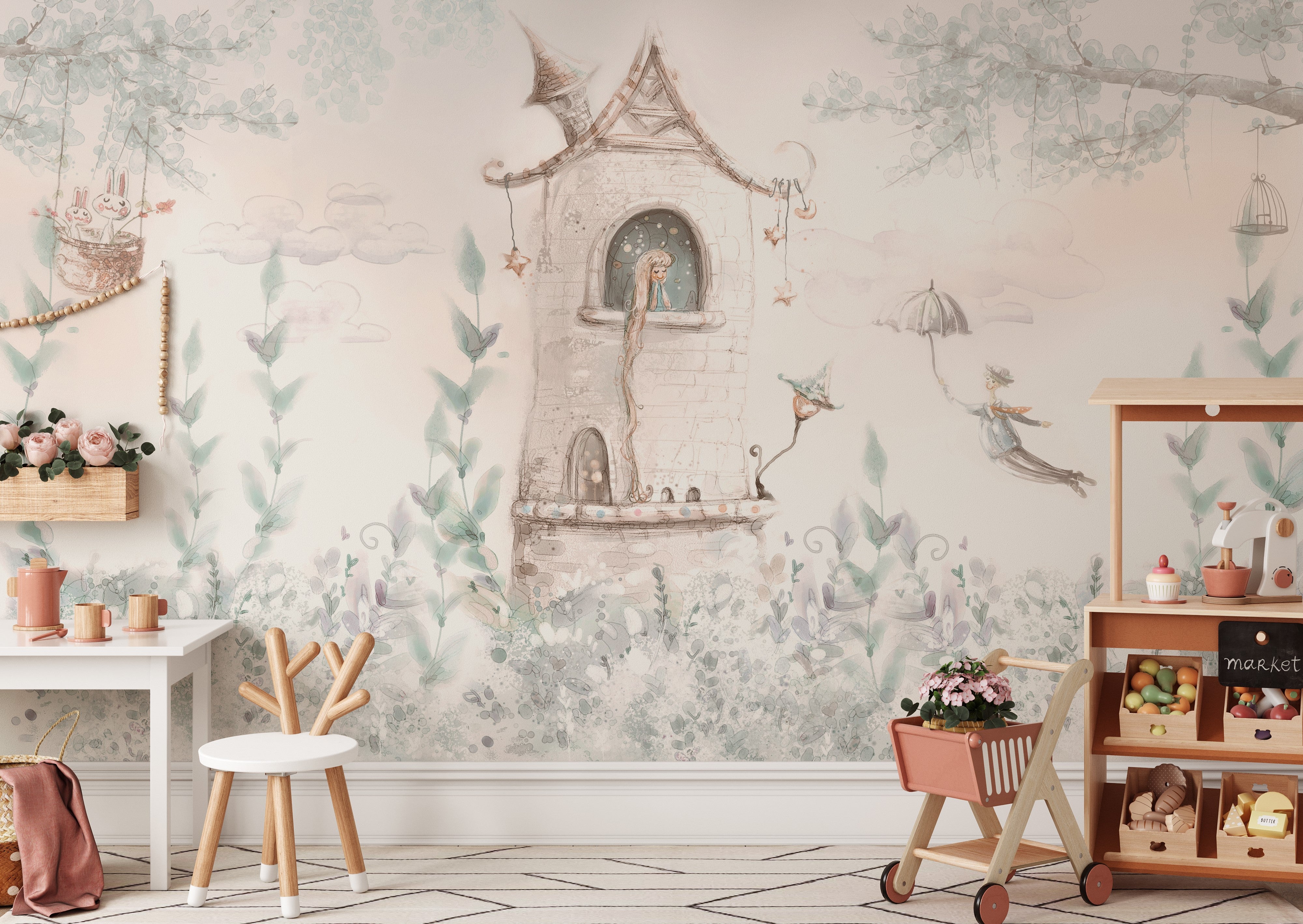 Princess Tower Wall Mural – MiMA Interiors