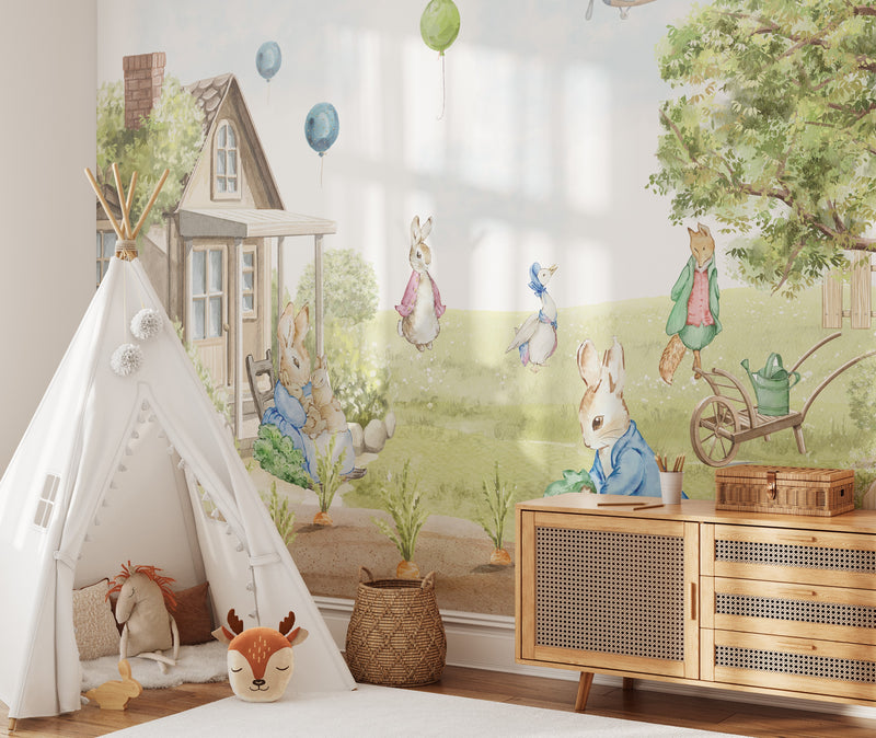 Peter Rabbit Inspired Wallpaper