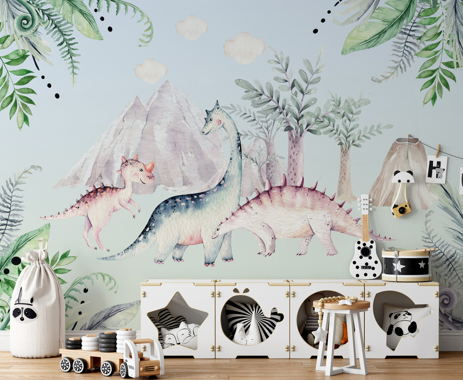 Dinosaur Wallpaper, Dino Mural