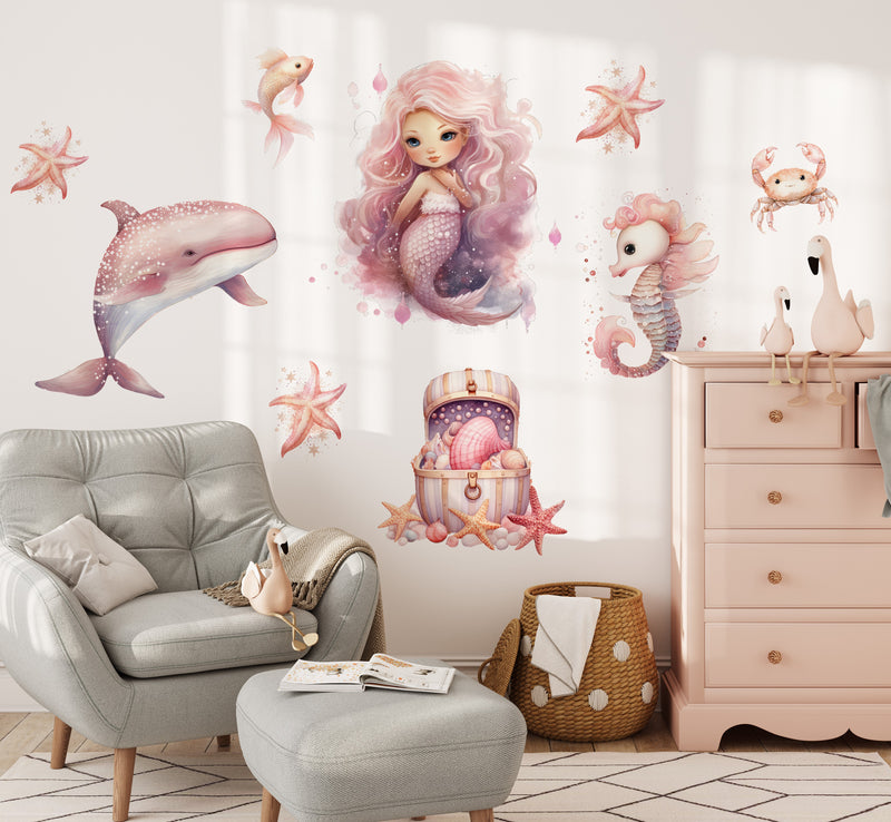 Mermaid Wall Stickers