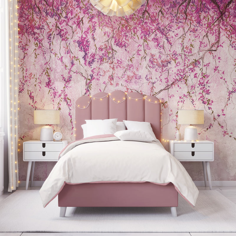 Pink Willow Wall Mural