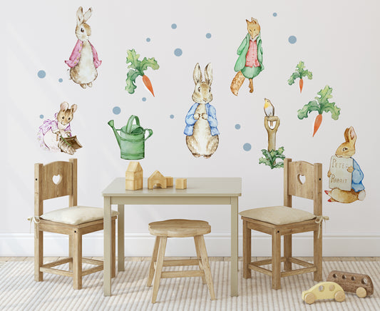 Peter Rabbit Inspired Wall Stickers