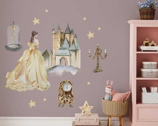 Beauty and The Best Inspired Wall Stickers