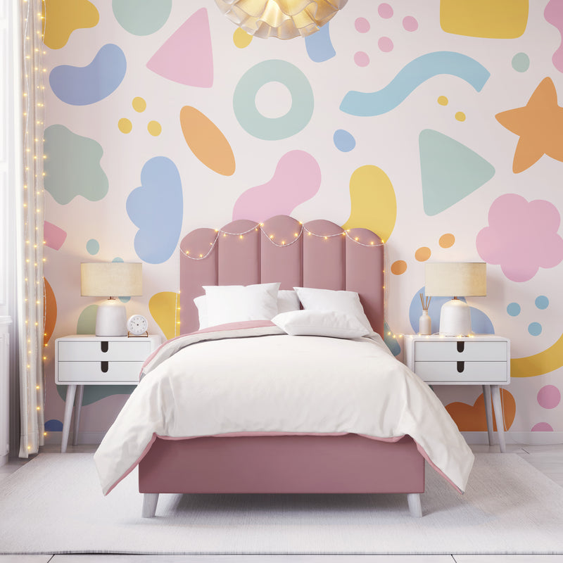 Pastel Abstract Wall Mural