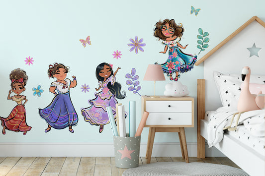 Encanto themed wall stickers