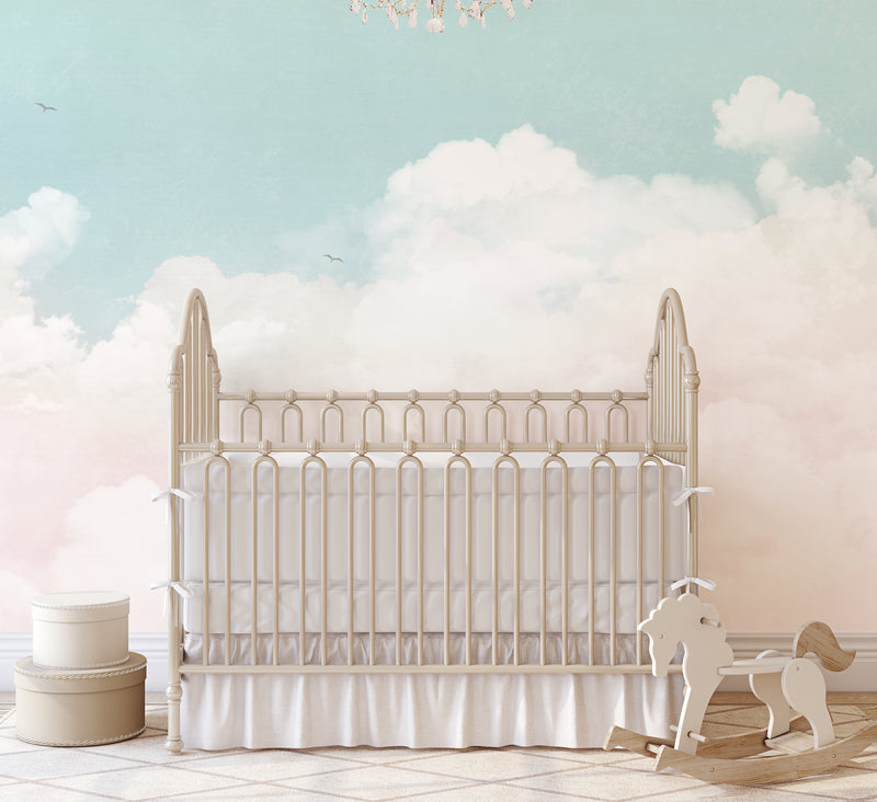 Pastel Clouds Wall Mural