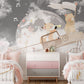 Moon and Animals Wall Mural