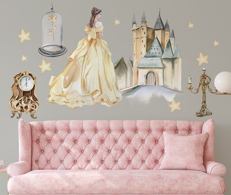 Beauty and The Best Inspired Wall Stickers