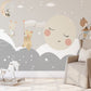 Sleepy Clouds Wall Mural