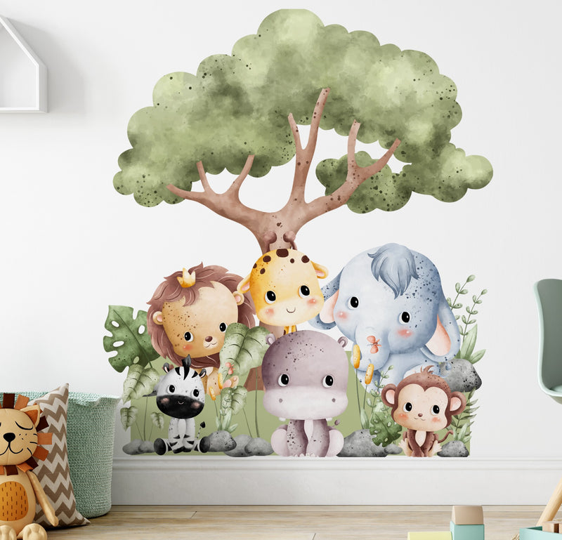 Safari Team Wall Stickers