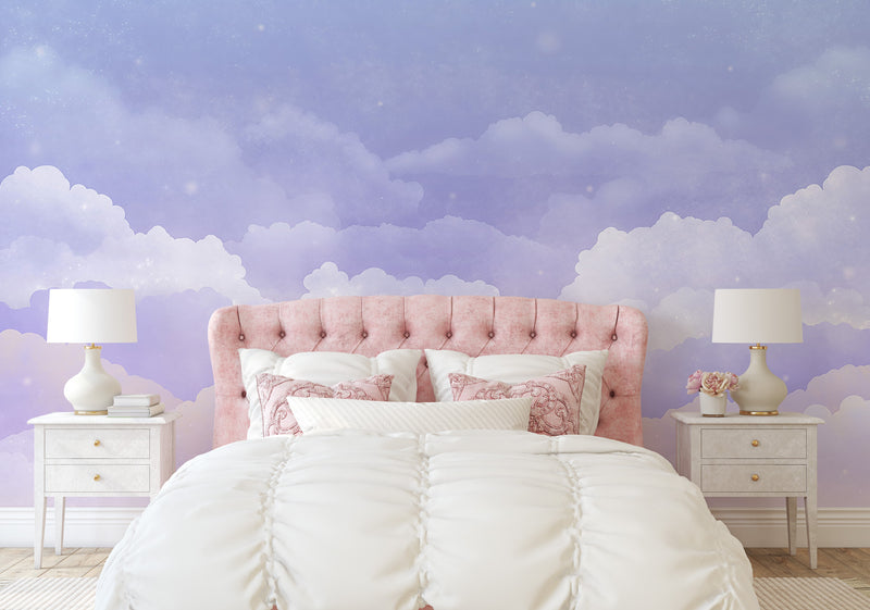 Cloud Wallpaper, Kids Wallpaper, Nursery Sky Decor
