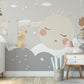 Sleepy Clouds Wall Mural