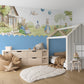 Scallops and Peter Rabbit Mural