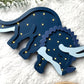 Blue Triceratops Wall Light