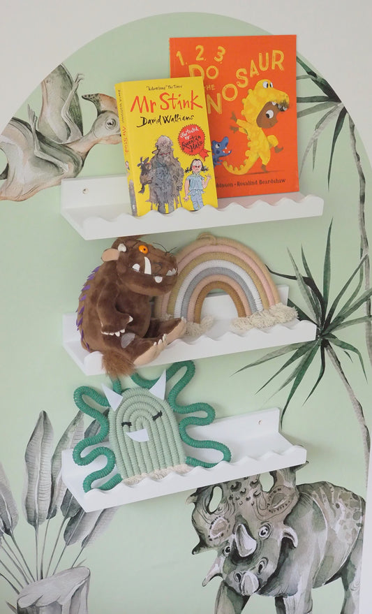 Children bookshelf set with safari background sticker (Copy)