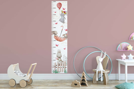 Bunny Wall Stickers, Girls Wall Nursery Decals