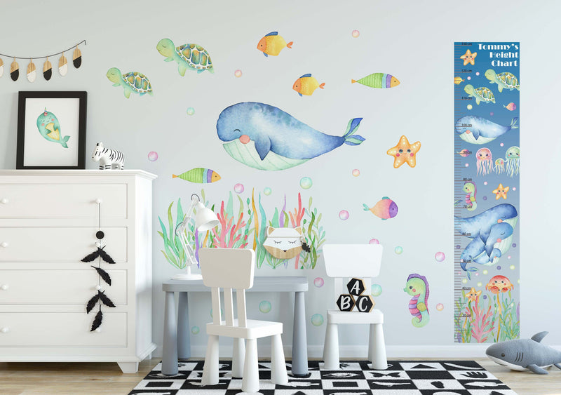 Ocean, Whale Wall Stickers