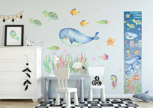 Image Ocean, Whale Wall Stickers