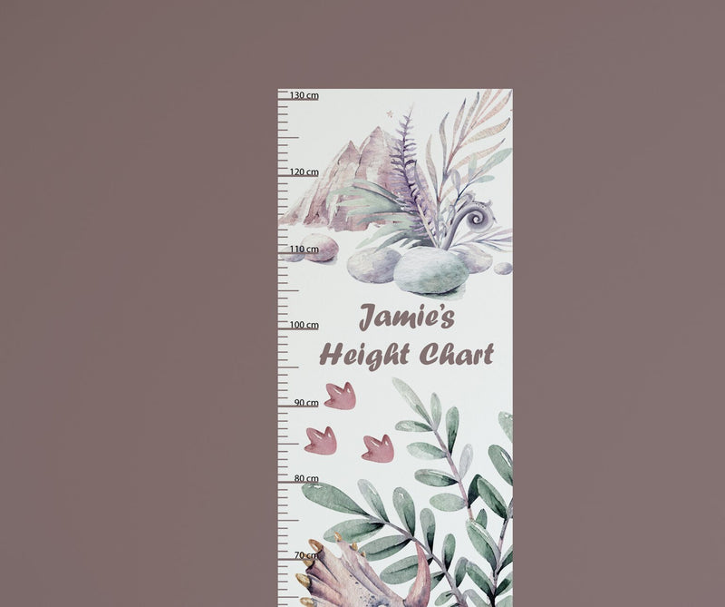 Dinosaur Height Chart Wall Sticker