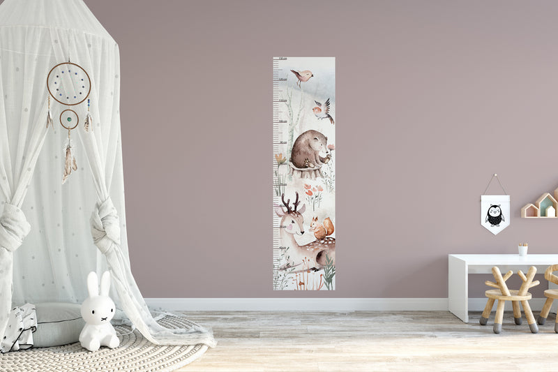 Forest Height Chart Wall Sticker