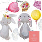 Cute Flying Animals and Balloons Wall Stickers