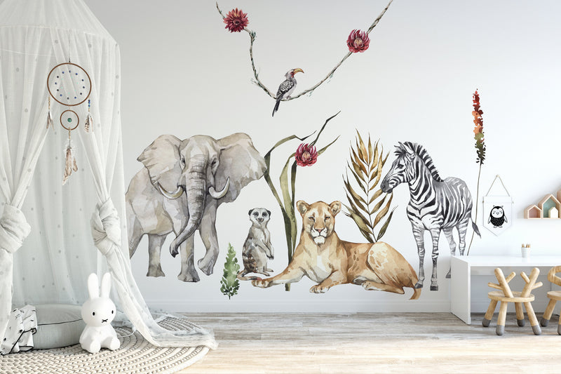 XL Safari, Savanna Wall Stickers