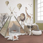 Safari Wall Stickers, BOHO Animals Decals, Childrens Wall Stickers, Jungle safari Wall Stickers, Nursery Decor, Decals