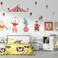 Circus Wall Stickers, Clown Nursery Decals