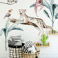 Leopard and Monkey Children Wall Sticker