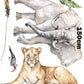 XL Safari, Savanna Wall Stickers