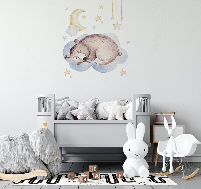 Baby Bear Nursery Wall Stickers