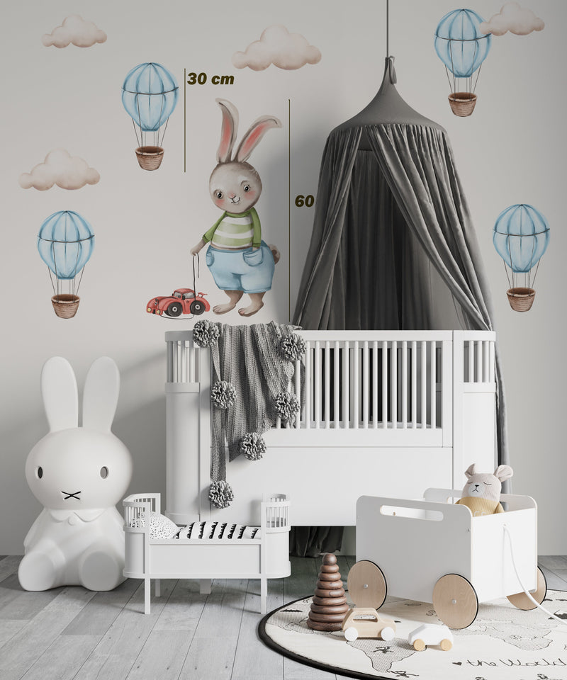 Boys Rabbit Wall Stickers