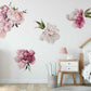 Flower Wall Stickers, Peony Flowers Nursery Wall Stickers