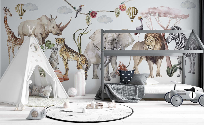 SUPER Large Boho Safari Wall Stickers