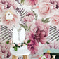 Floral Wallpaper Mural, Peony Flower Wallpaper