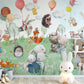 Animals Mural Wallpaper, Nursery Wallpaper, Nursery Farm Animals Wallpaper