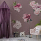 Flower Wall Stickers, Peony Flowers Nursery Wall Stickers