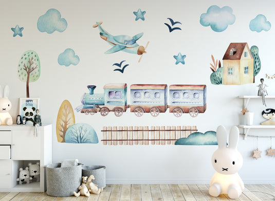 Image Train Wall Stickers