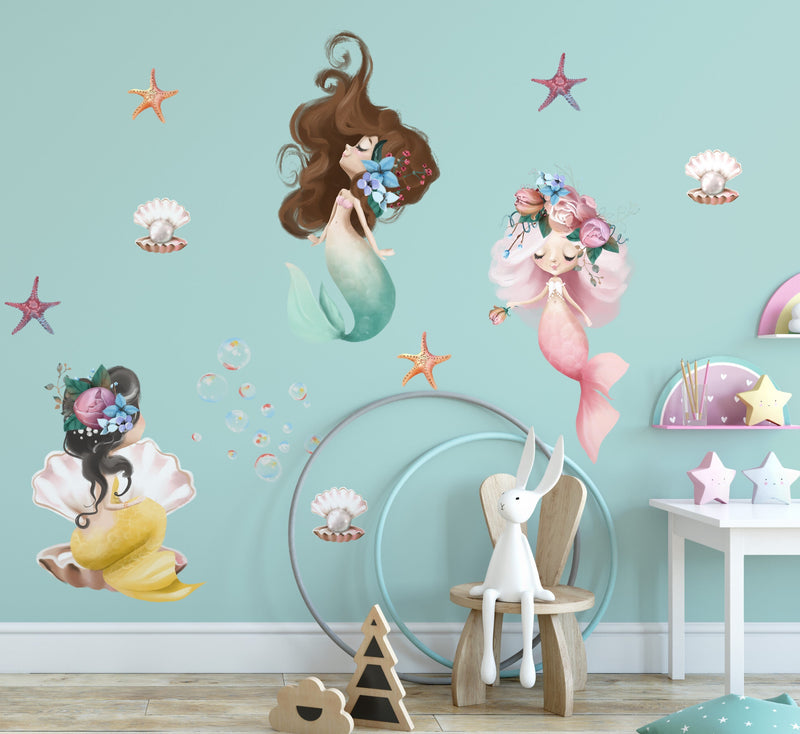 Mermaid Wall Stickers