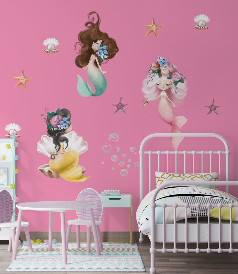 Mermaid Wall Stickers