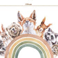 BOHO rainbow Wall Stickers, Woodland Nursery Stickers