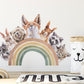 BOHO rainbow Wall Stickers, Woodland Nursery Stickers