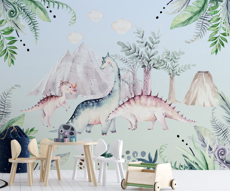 Dinosaur Wallpaper, Dino Mural