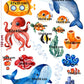 Sea Life Creatures Wall Stickers