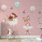 Ballerina Wall Decals, Nursery Wall Stickers, Girls Nursery Decor