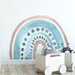Blue Boho Rainbow Stickers