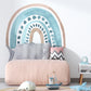 Blue Boho Rainbow Stickers
