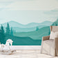 Forest Mural Wallpaper, Mountains Wallpaper
