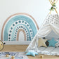 Blue Boho Rainbow Stickers