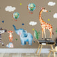 Colourful Safari Wall Stickers